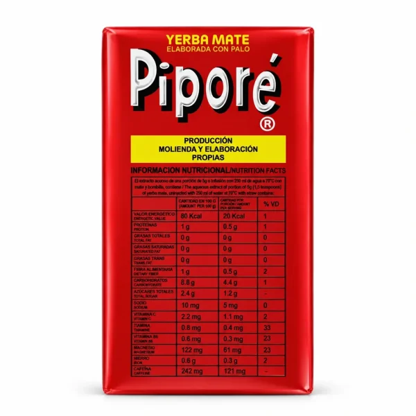 چای یربا ماته پیپوره اصل آرژانتین (Yerba Mate Piporé Con Palo) - تصویر 3